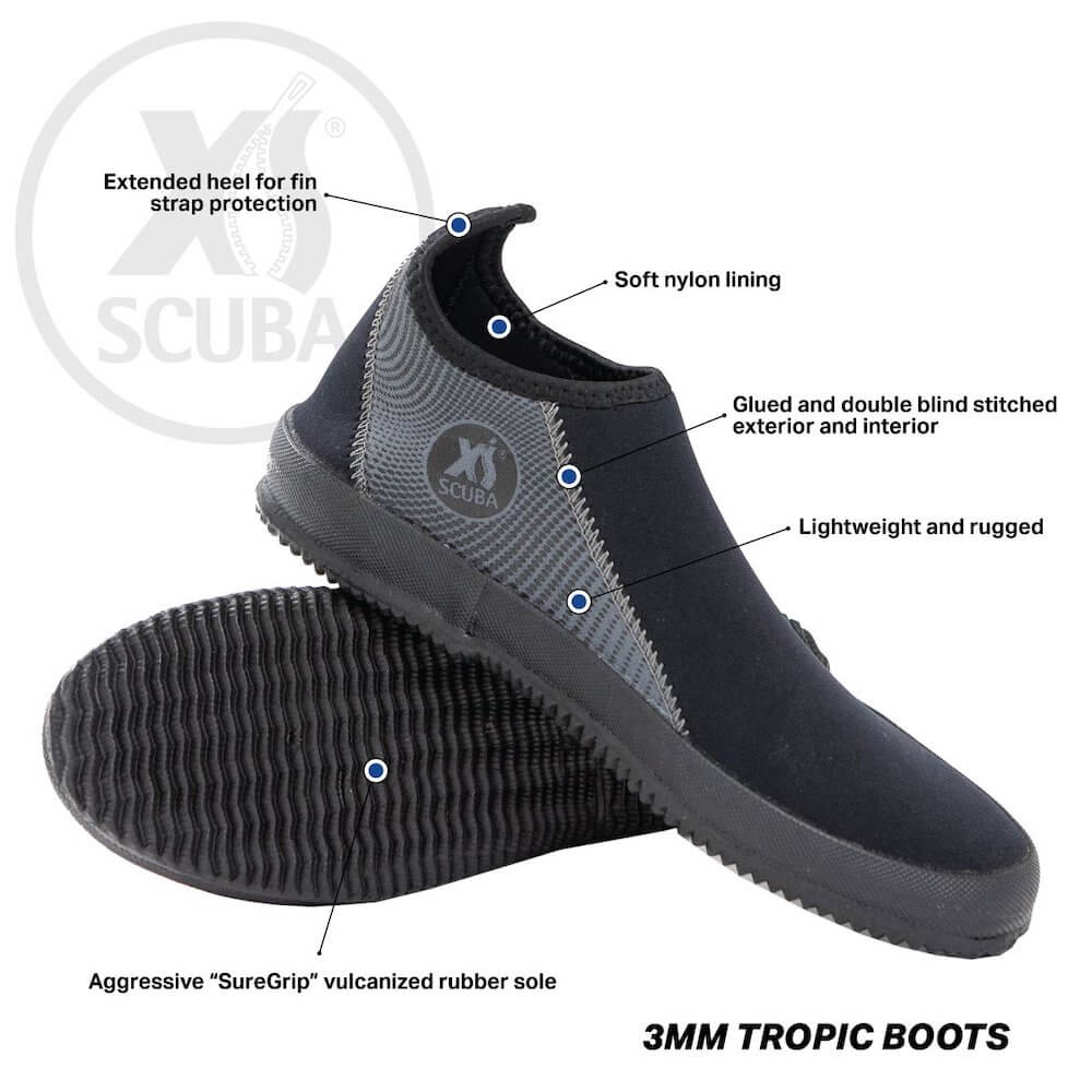 XS Scuba 3mm Tropic Boot