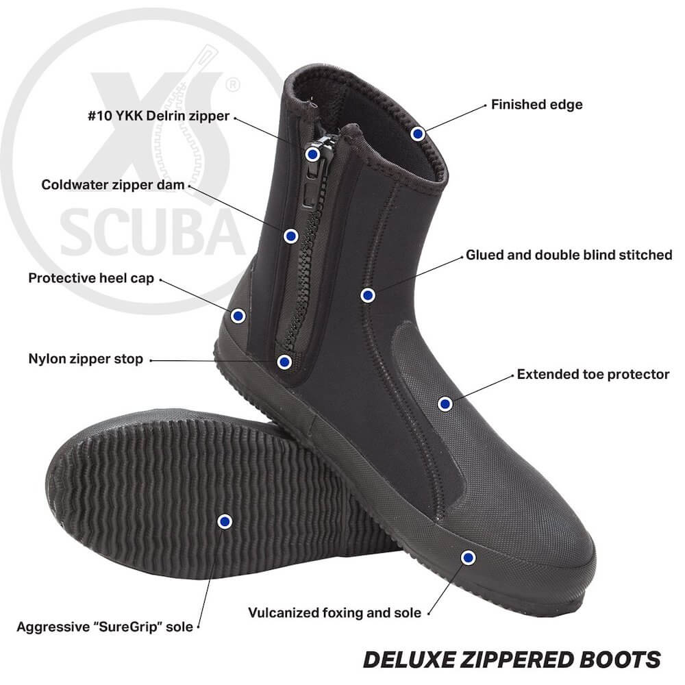 XS Scuba Deluxe 3mm Dive Boot