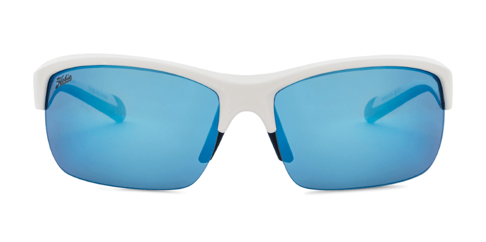 Hobie Eyewear Eddy Float Satin White Frame / Cobalt Polarized Lens