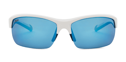 Hobie Eyewear Eddy Float Satin White Frame / Cobalt Polarized Lens