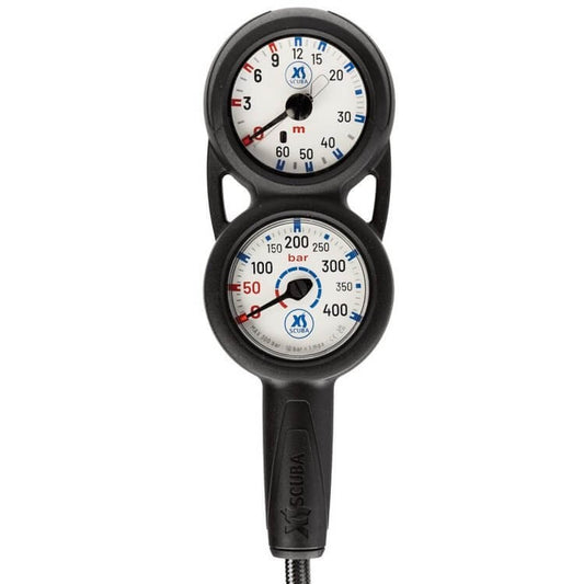 XS Scuba QuikVu Pressure Depth Gauge Console