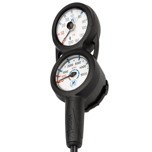 XS Scuba QuikVu Triple Gauge Console