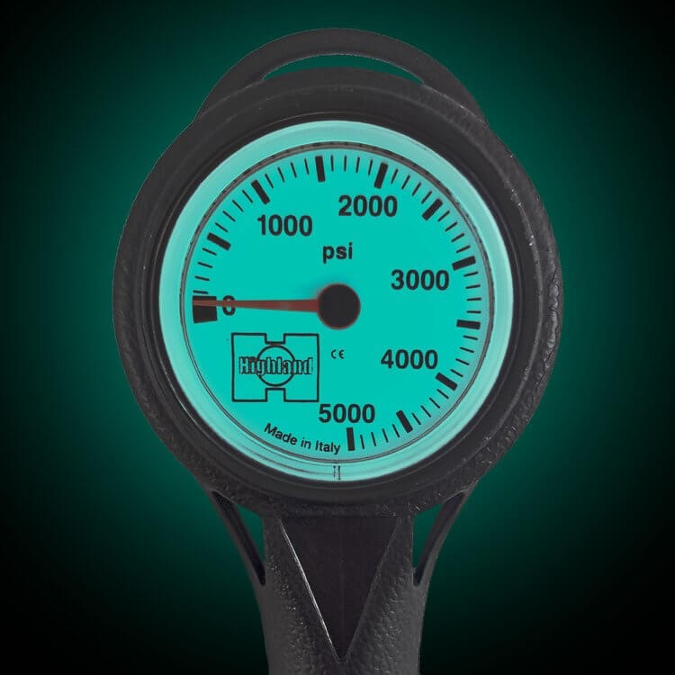 XS Scuba Highland Thin-Line Pressure Gauge