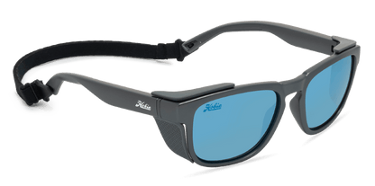 Hobie Eyewear Monarch Satin Grey Frame With Cobalt Lens