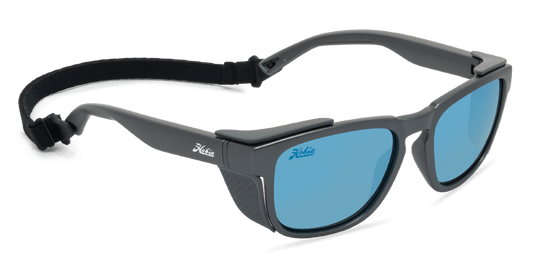 Hobie Eyewear Monarch Satin Grey Frame With Cobalt Lens