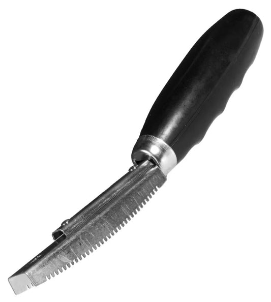 F.J. Neil Deluxe Rubber Handled Fish Scaler