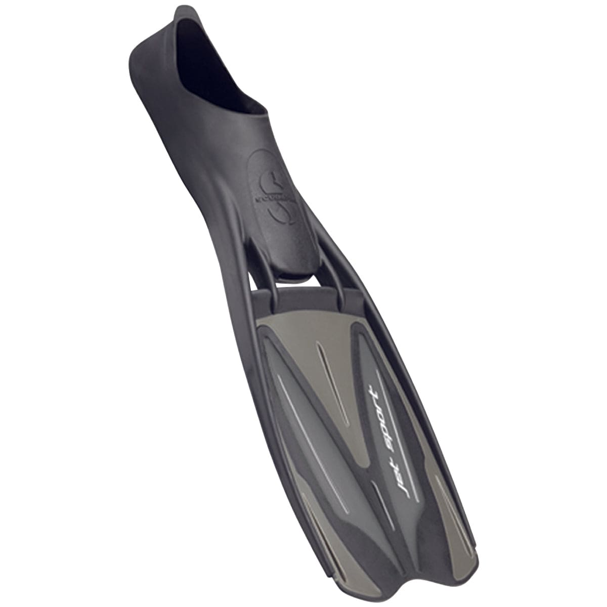 Scubapro Jet Sport Full Foot Diving Fin - Black/Gray - 3