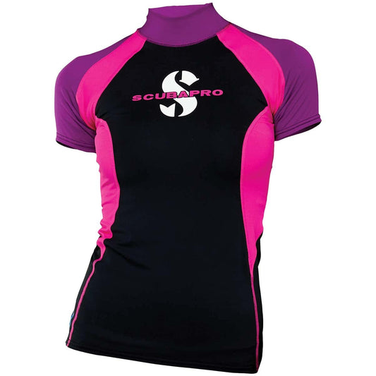 Scubapro Womens T-Flex Short Sleeve Rash Guard UPF 80 - S - 1