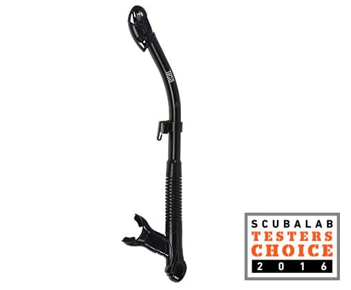 Sherwood Tiga Dry Snorkel - Black/Black - 5